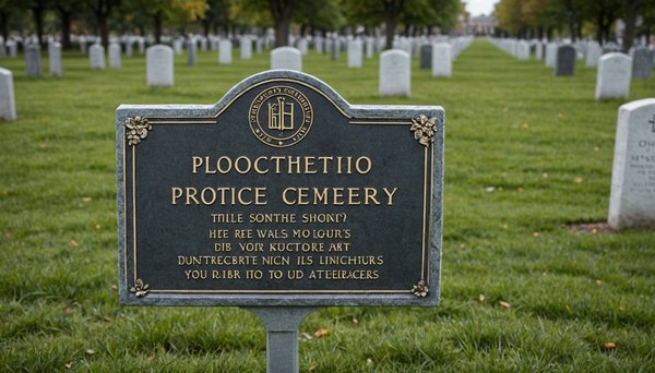 Plaque photo cimetière : un souvenir interactif à découvrir
